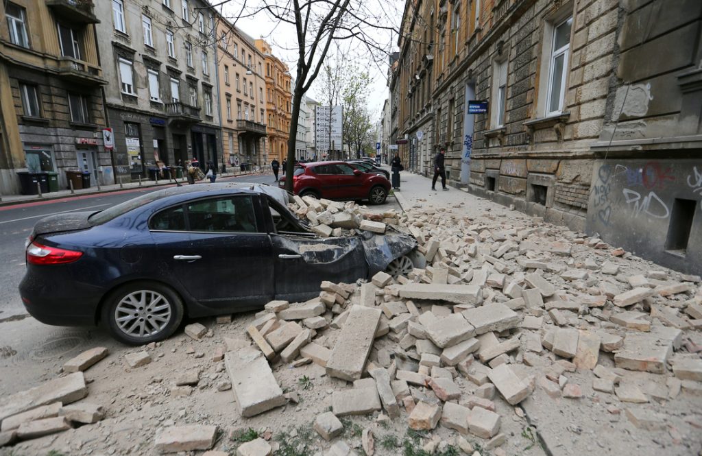 En medio de la cuarentena, un sismo azota a Croacia